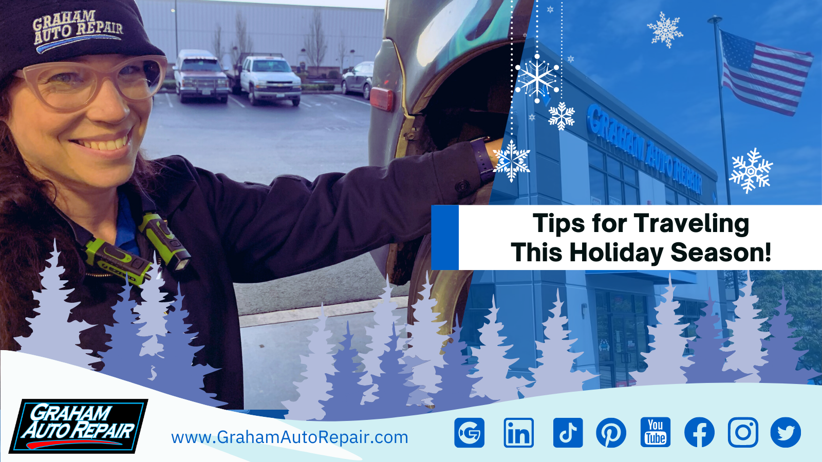 Tips from Graham Auto Repair for Traveling this Winter Holiday Season